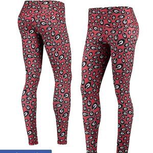 ZOOZATZ GEORGIA BULLDOGS STACKED MASCOT LEGGINGS